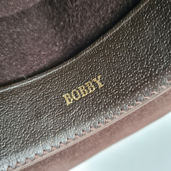 #22 AKUBRA Brown BOBBY Classic Western Style Wide Brim Hat 57cm Made in Aus - Picture 12 of 15